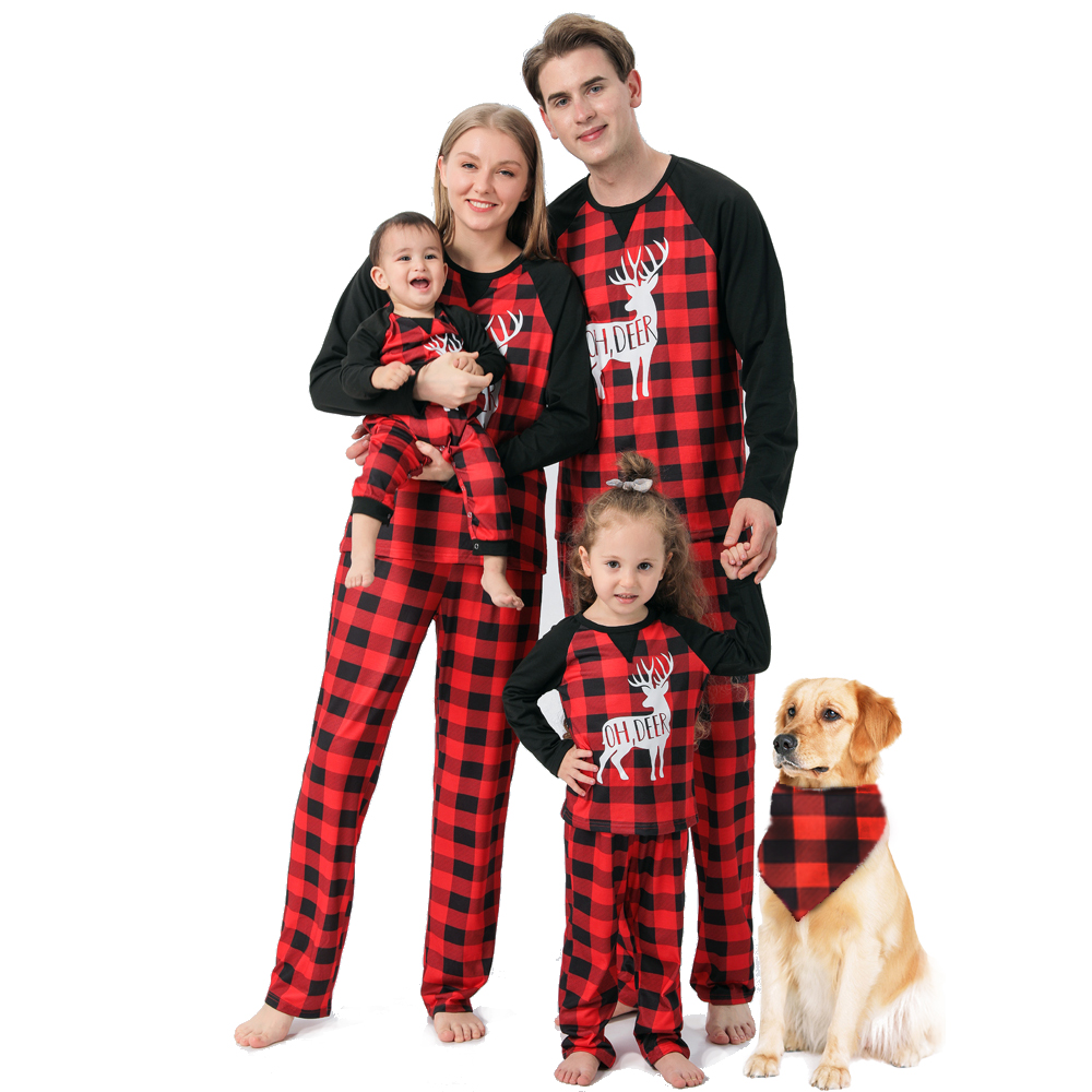 Families Pajamas Clothes set Christmas